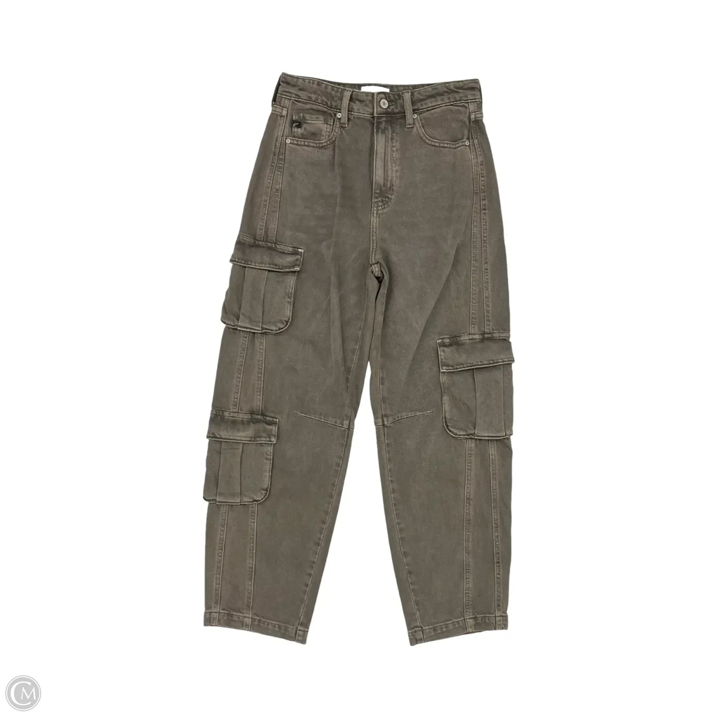 Jeans Straight By Kancan In Brown Denim, Size: 2