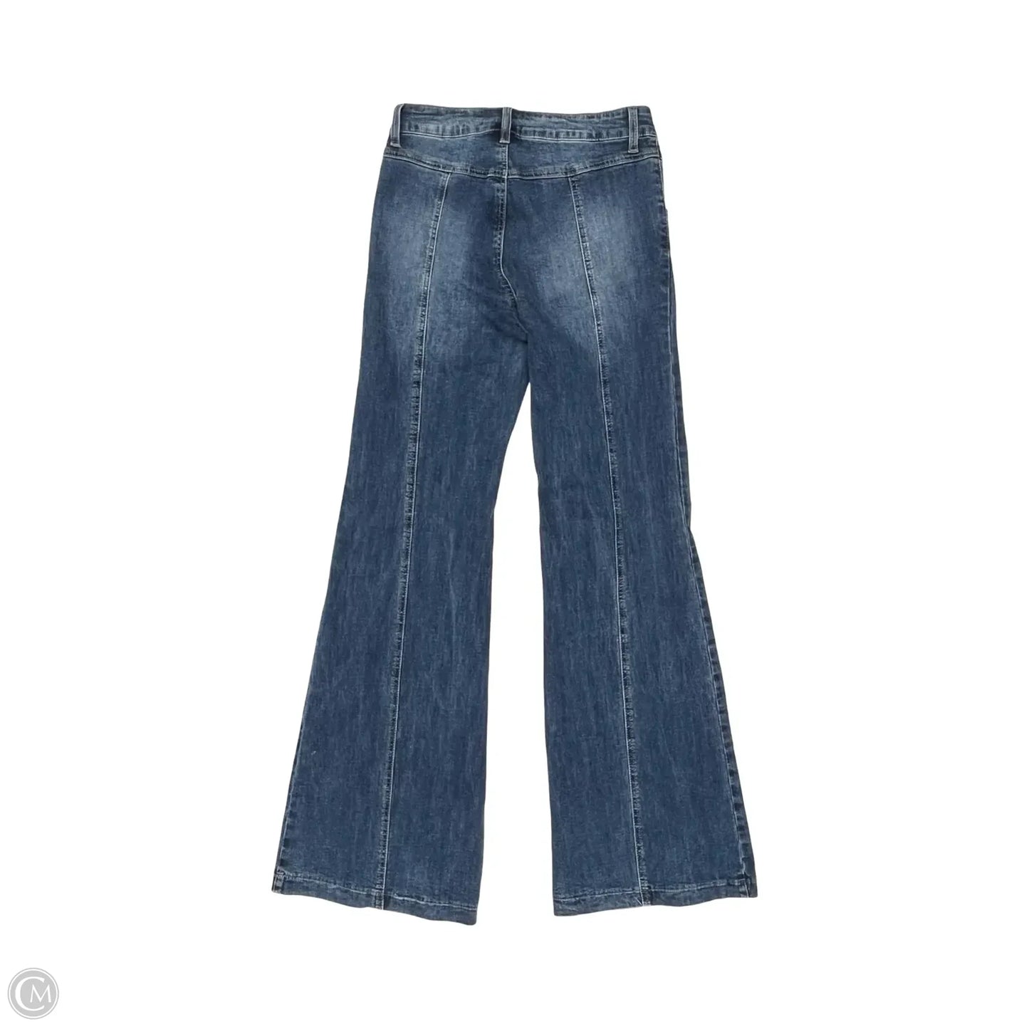 Jeans Flared By Jealous Tomato In Blue Denim, Size: L