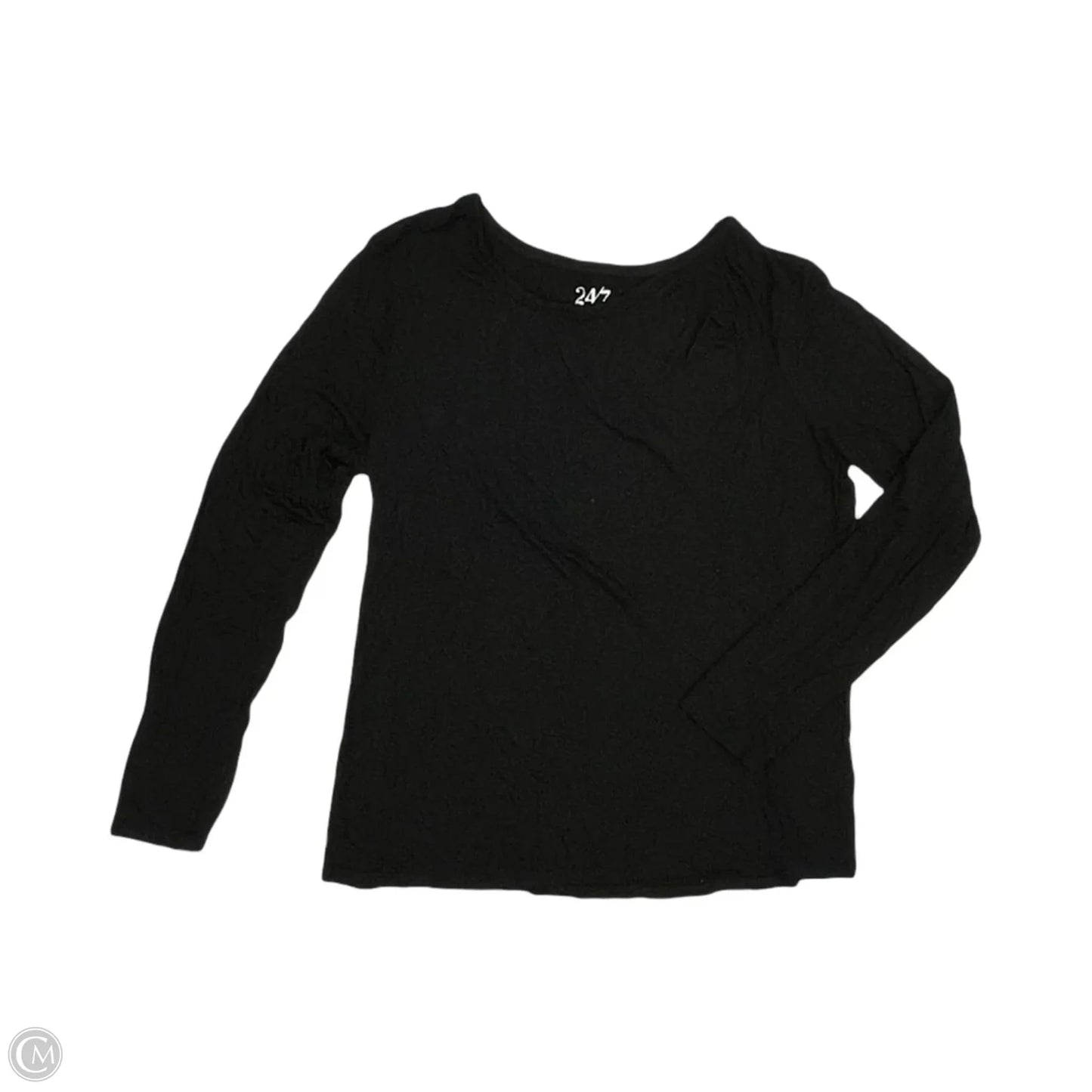 Top Long Sleeve By Maurices In Black, Size: L