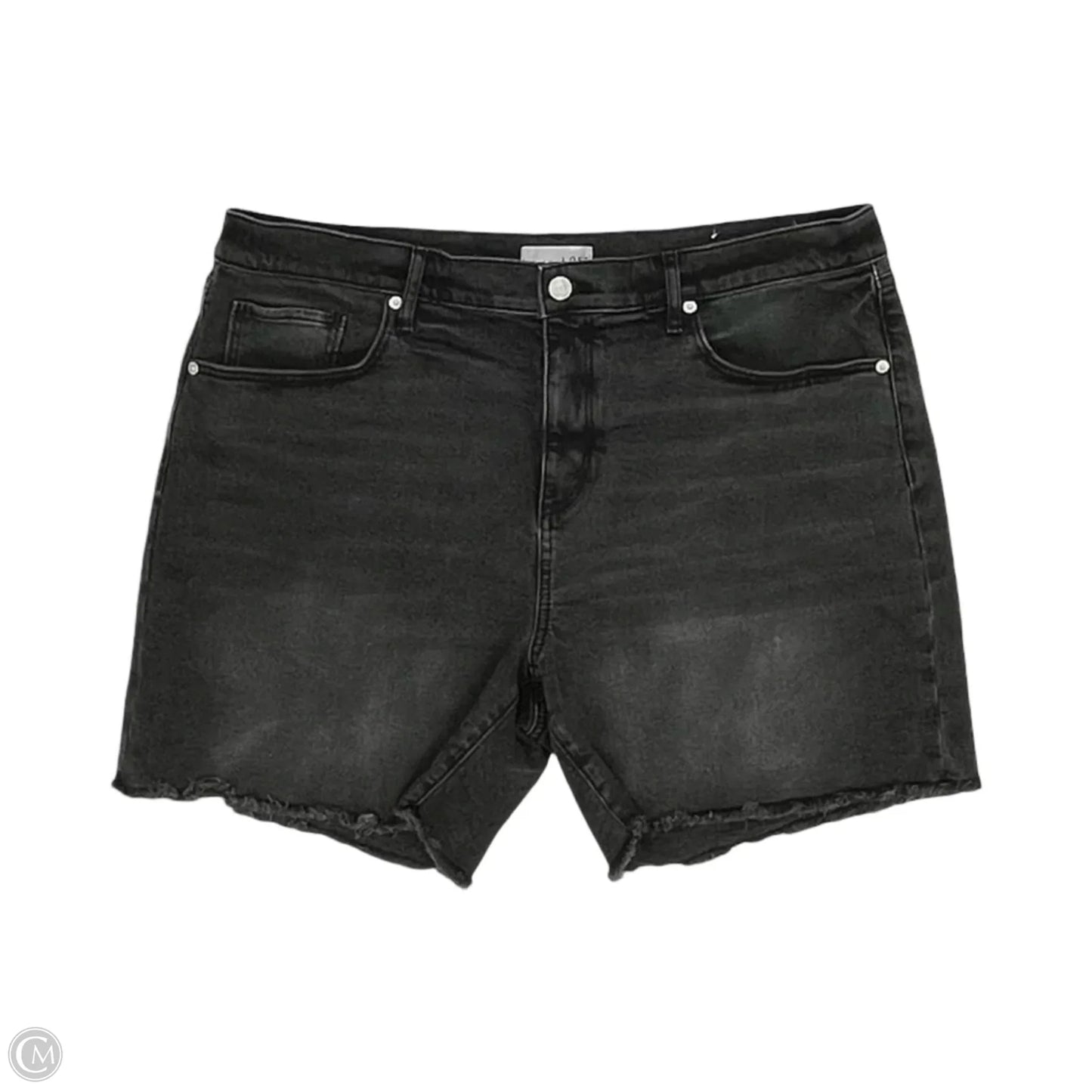 Shorts By Loft In Black Denim, Size: 14