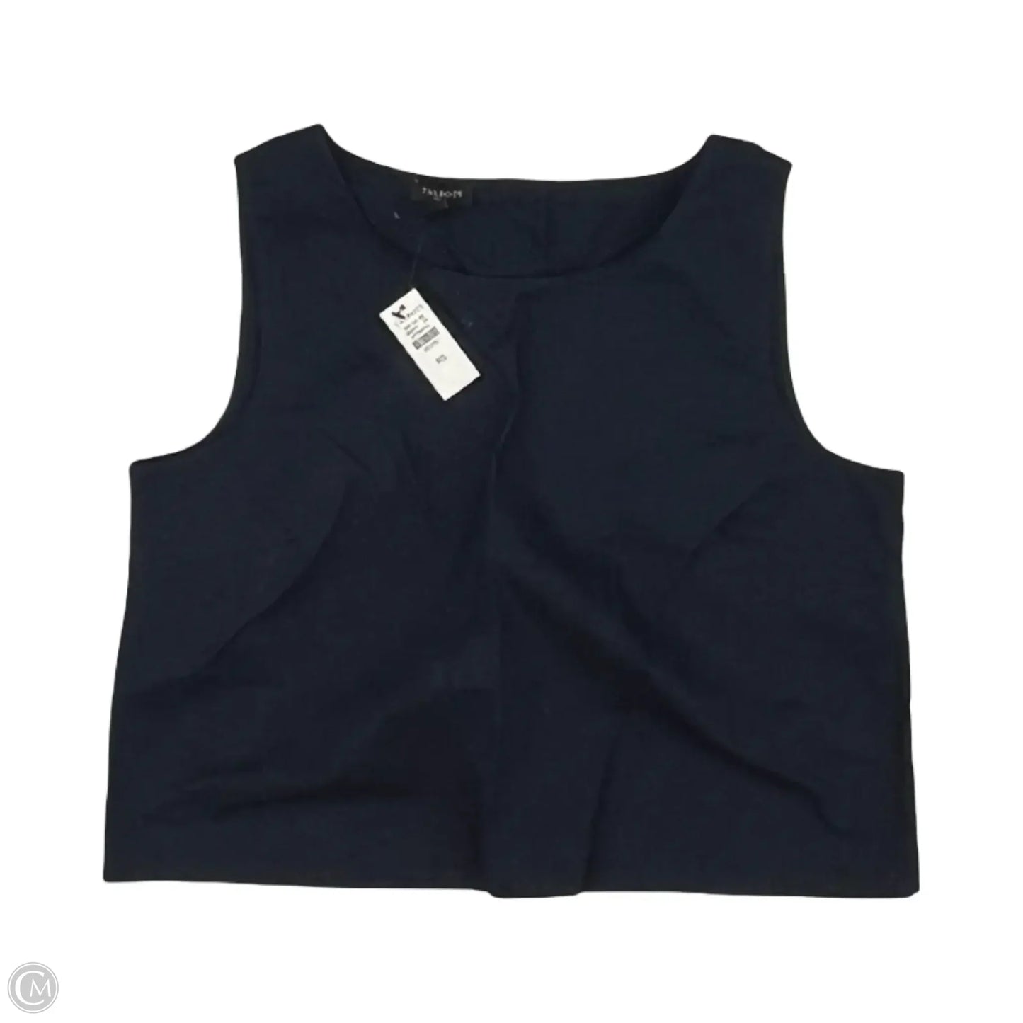 Blouse Sleeveless By Talbots In Navy, Size: Sp