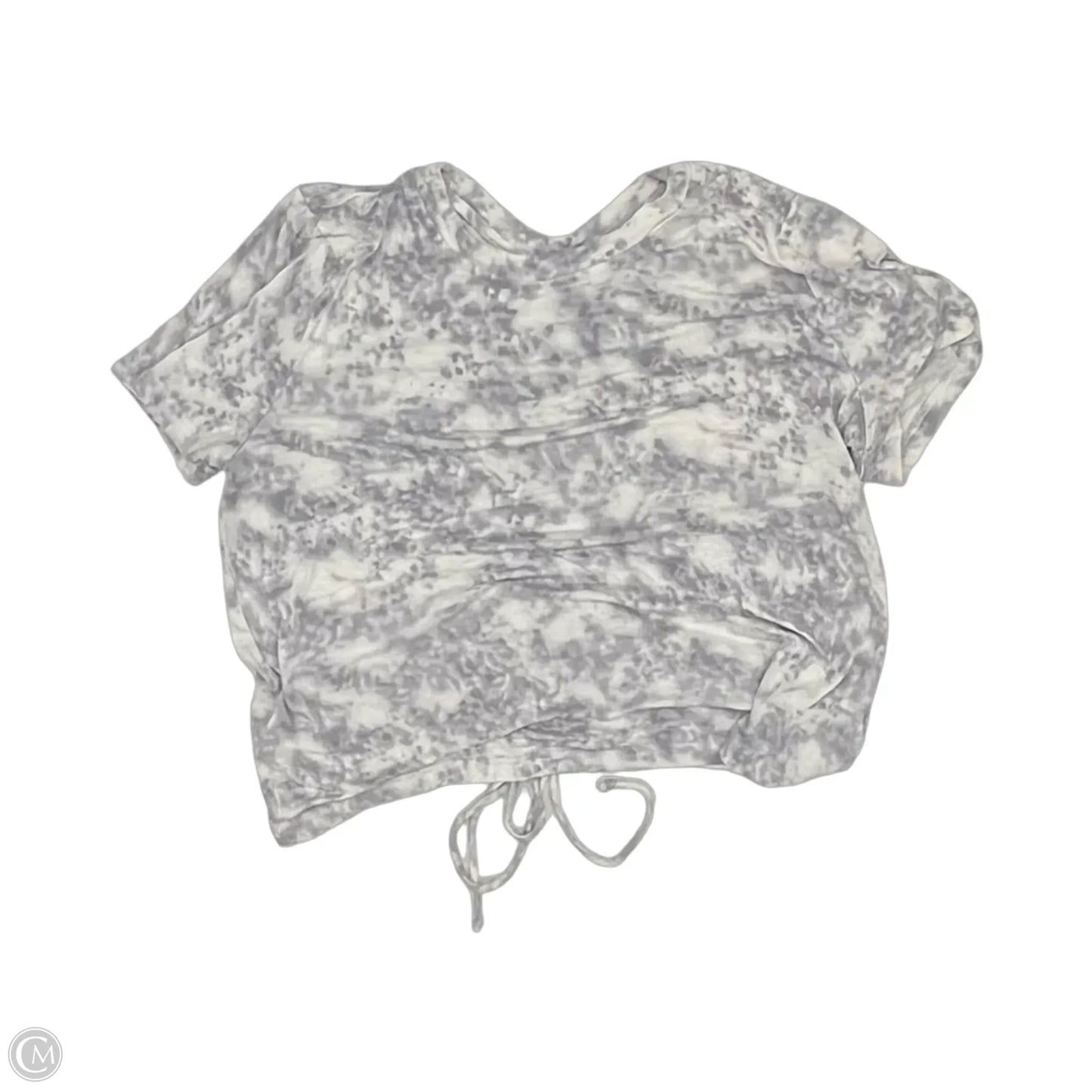 Top Short Sleeve By Lily White In Grey, Size: M