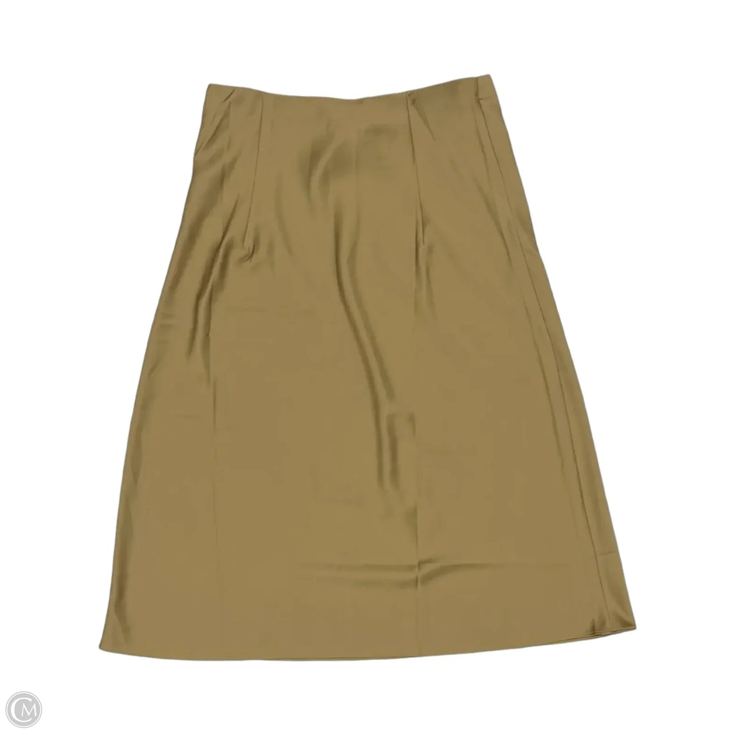Skirt Midi By J. Crew In Gold, Size: M