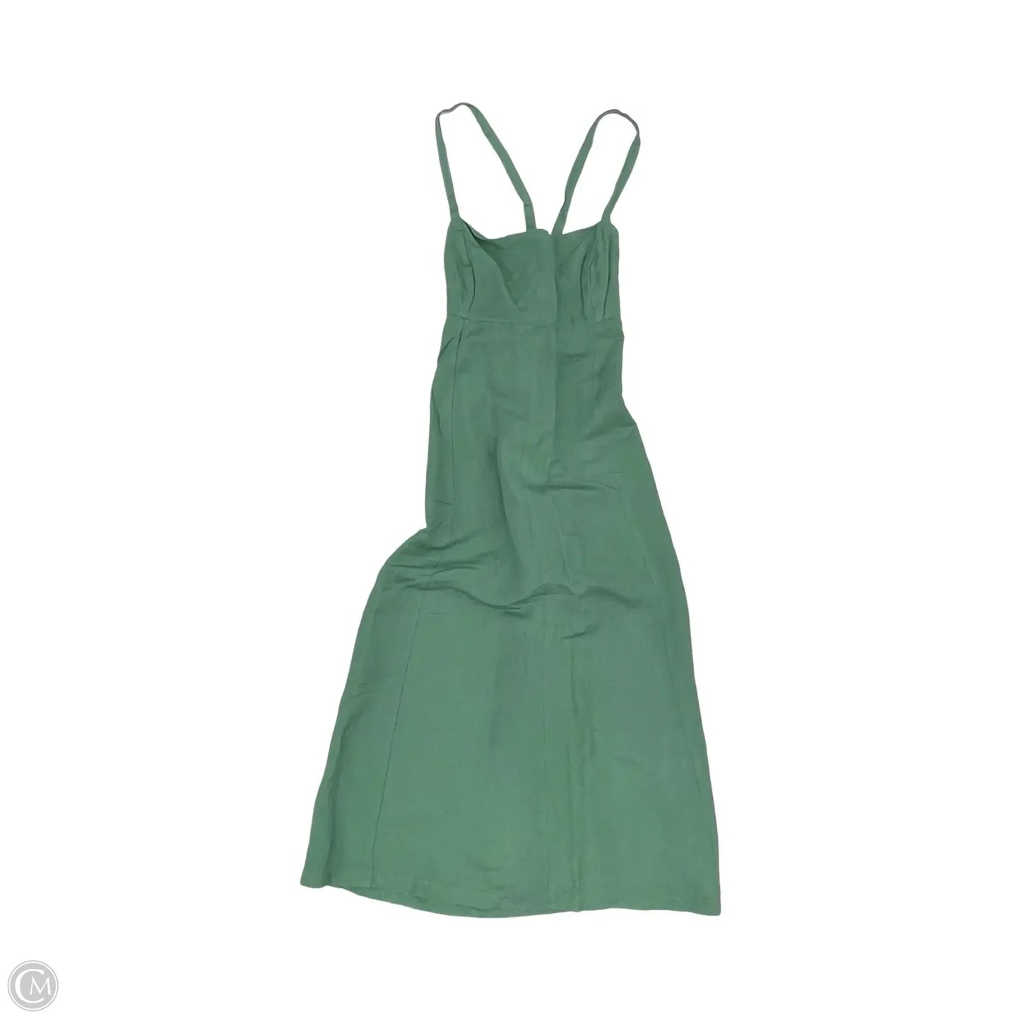 Dress Party Midi By Madewell In Green, Size: 8