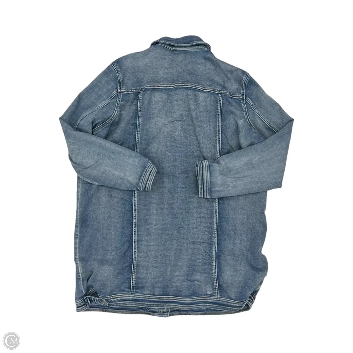 Jacket Denim By Tribal In Blue Denim, Size: 2x