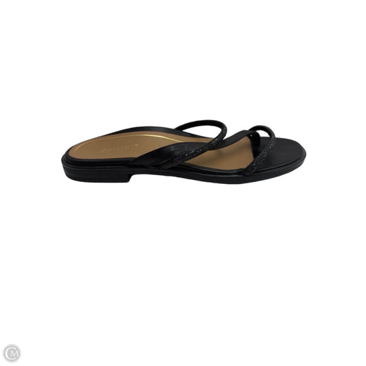 Sandals Flats By Vionic In Black, Size: 9