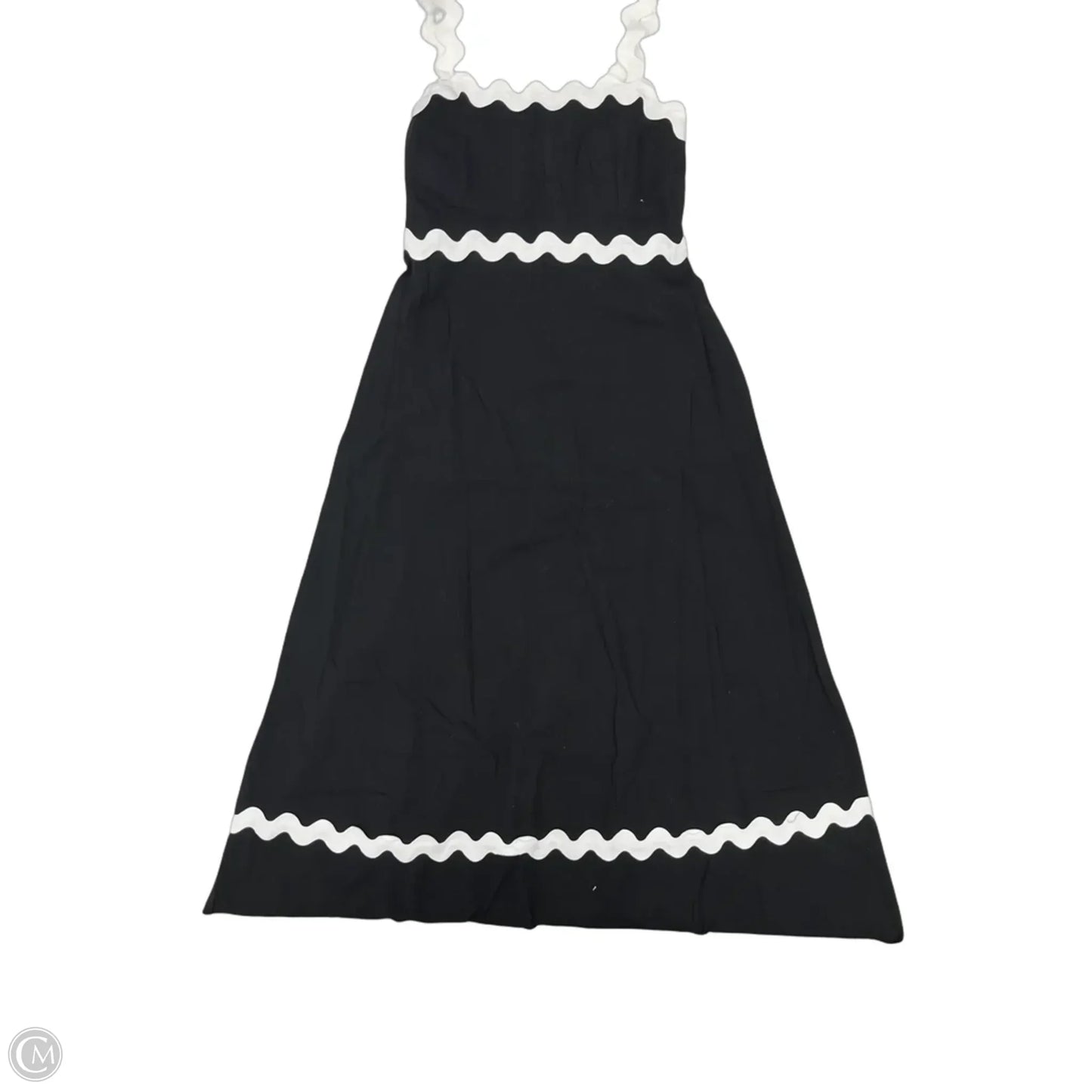 Dress Party Midi By Cmf In Black & White, Size: M