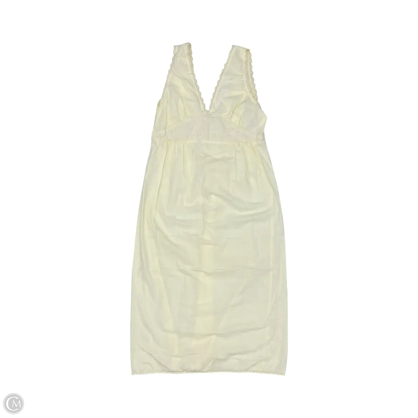 Dress Casual Midi By Clothes Mentor In Cream, Size: M