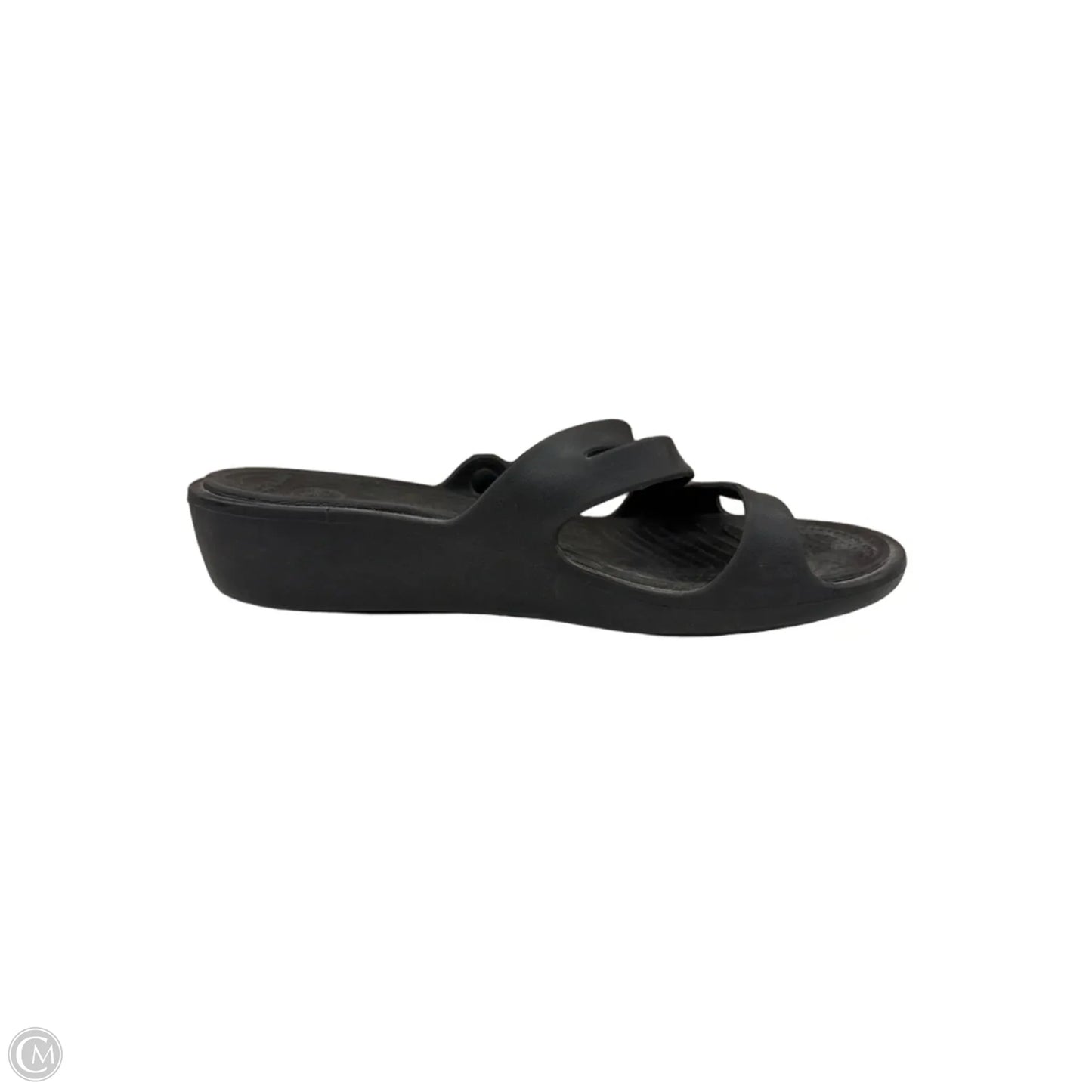 Sandals Sport By Crocs In Black, Size: 10