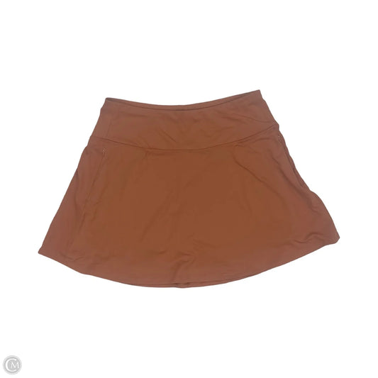 Athletic Skort By Calia In Orange, Size: L