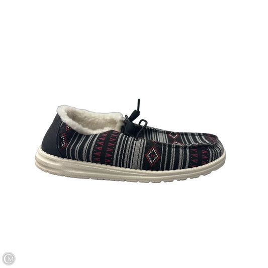 Shoes Flats By Hey Dude In Multi-colored, Size: 10