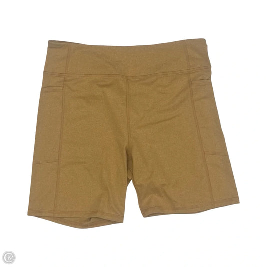 Athletic Shorts By Tek Gear In Brown, Size: Xl