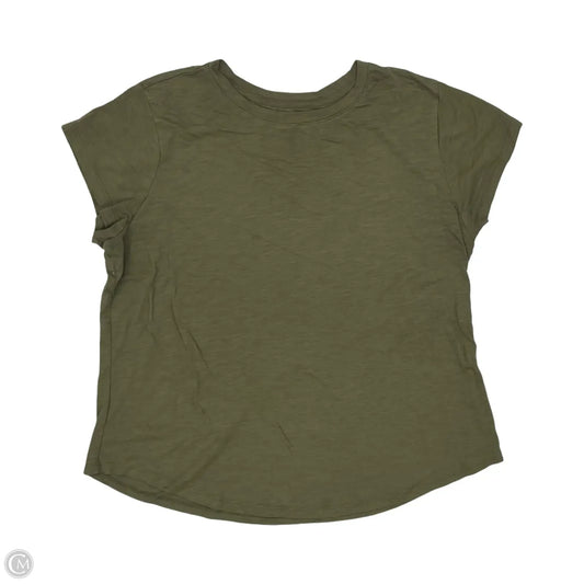 Top Short Sleeve By Sonoma In Green, Size: Xxl