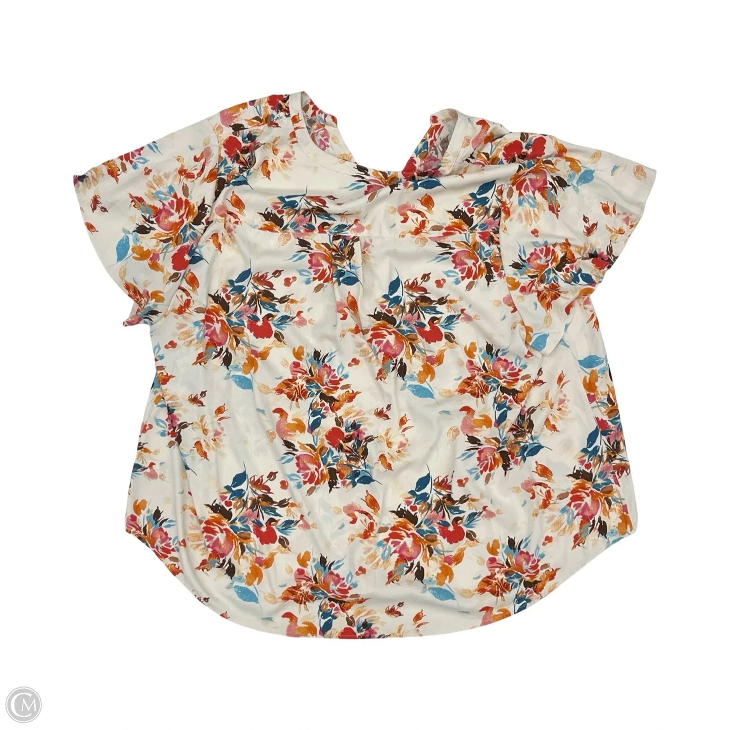 Blouse Short Sleeve By Torrid In Floral Print, Size: 4x
