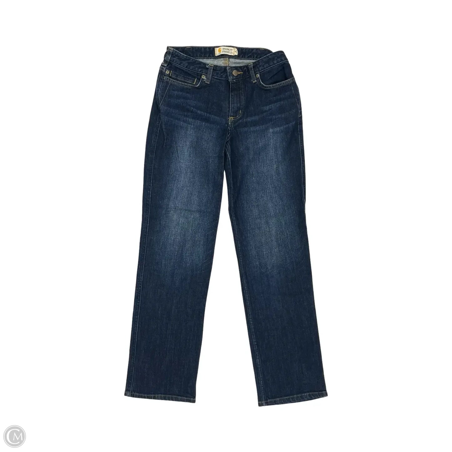 Jeans Straight By Carhartt In Blue Denim, Size: 4