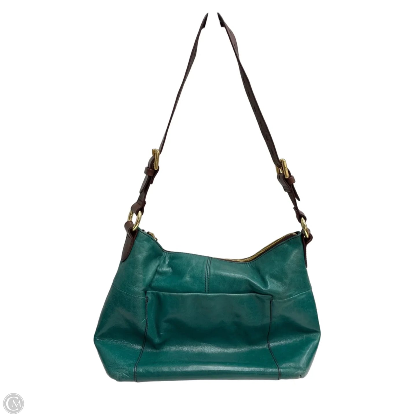 Handbag Leather By Hobo Intl, Size: Medium