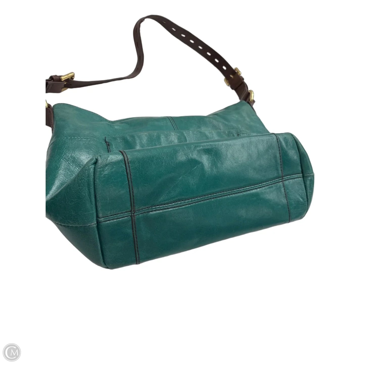 Handbag Leather By Hobo Intl, Size: Medium