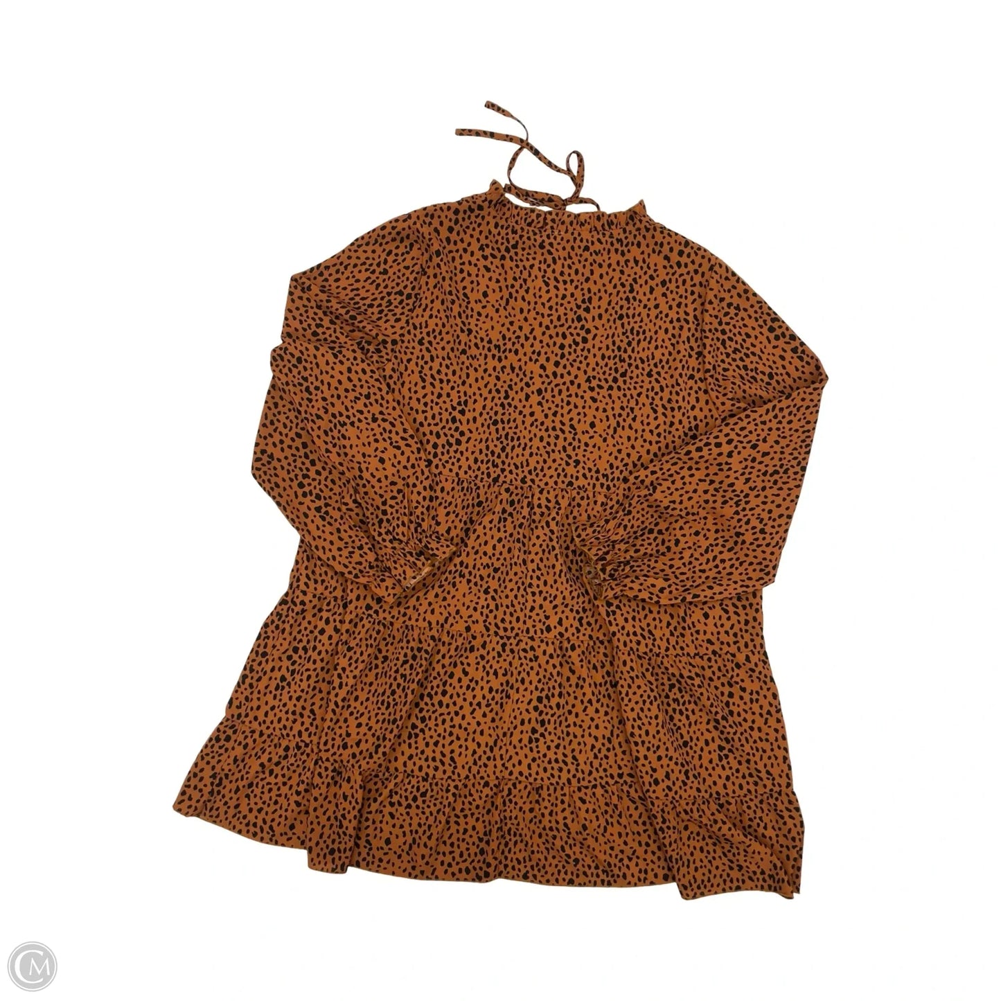 Dress Party Short By Clothes Mentor In Leopard Print, Size: L