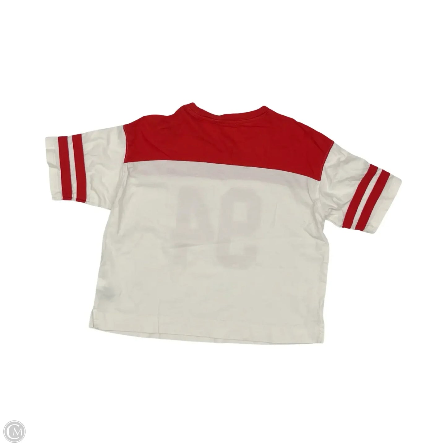 Top Short Sleeve By Old Navy In Red & White, Size: Xs