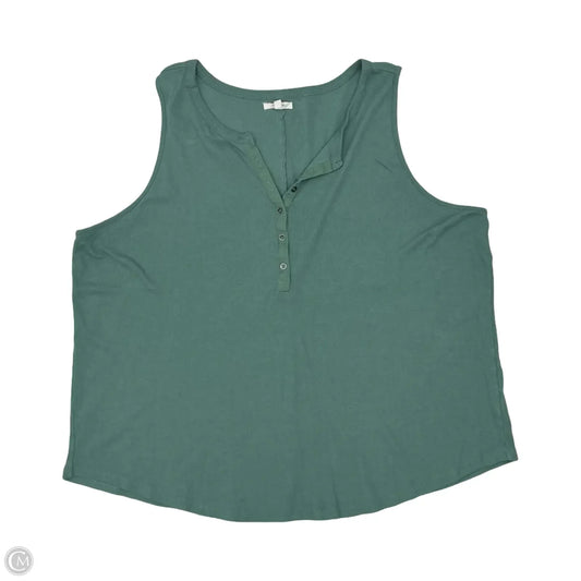 Tank Top By Maurices In Green, Size: 3x