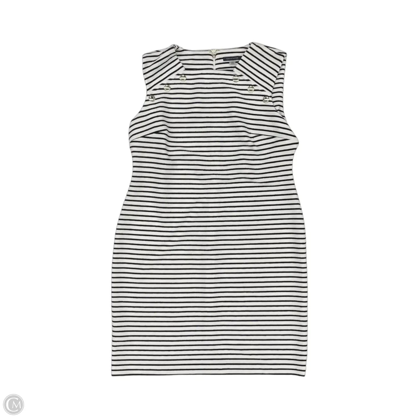 Dress Work By Tommy Hilfiger In Blue & White, Size: 16