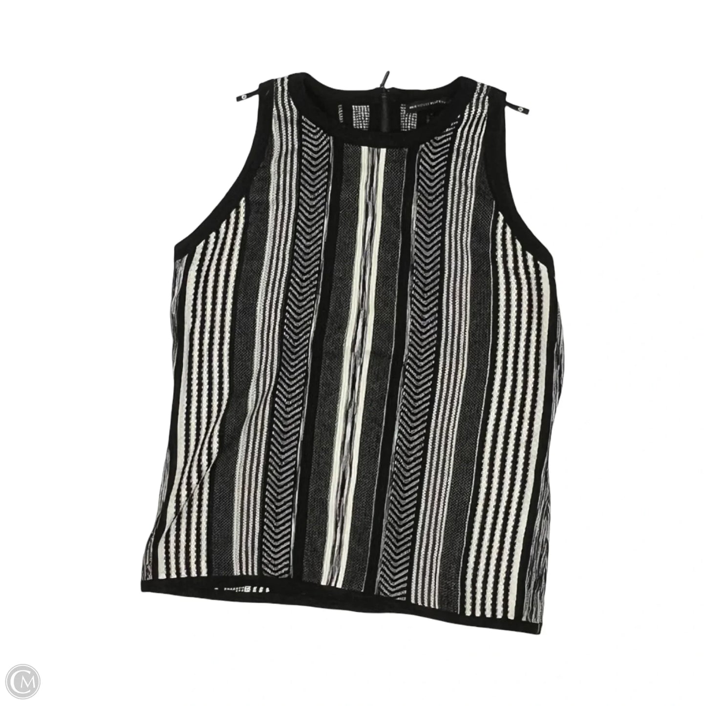 Top Sleeveless By White House Black Market In Black & Cream, Size: L