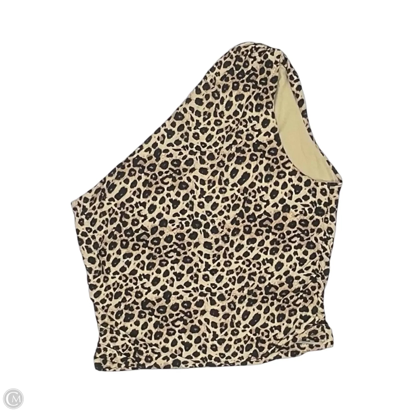 Blouse Sleeveless By Clothes Mentor In Leopard Print, Size: Xl