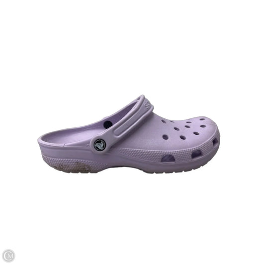 Sandals Sport By Crocs In Purple, Size: 11