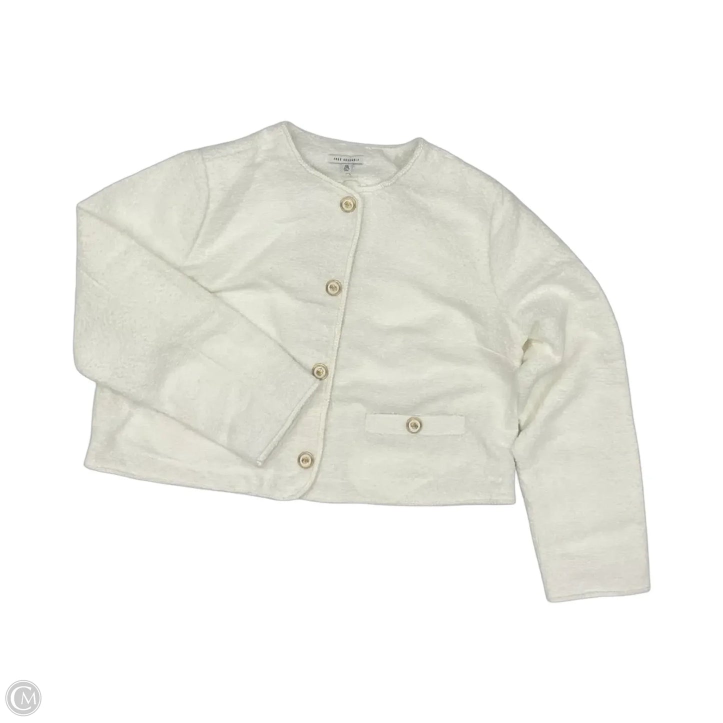 Jacket Other By Free Assembly In Cream, Size: Xxl