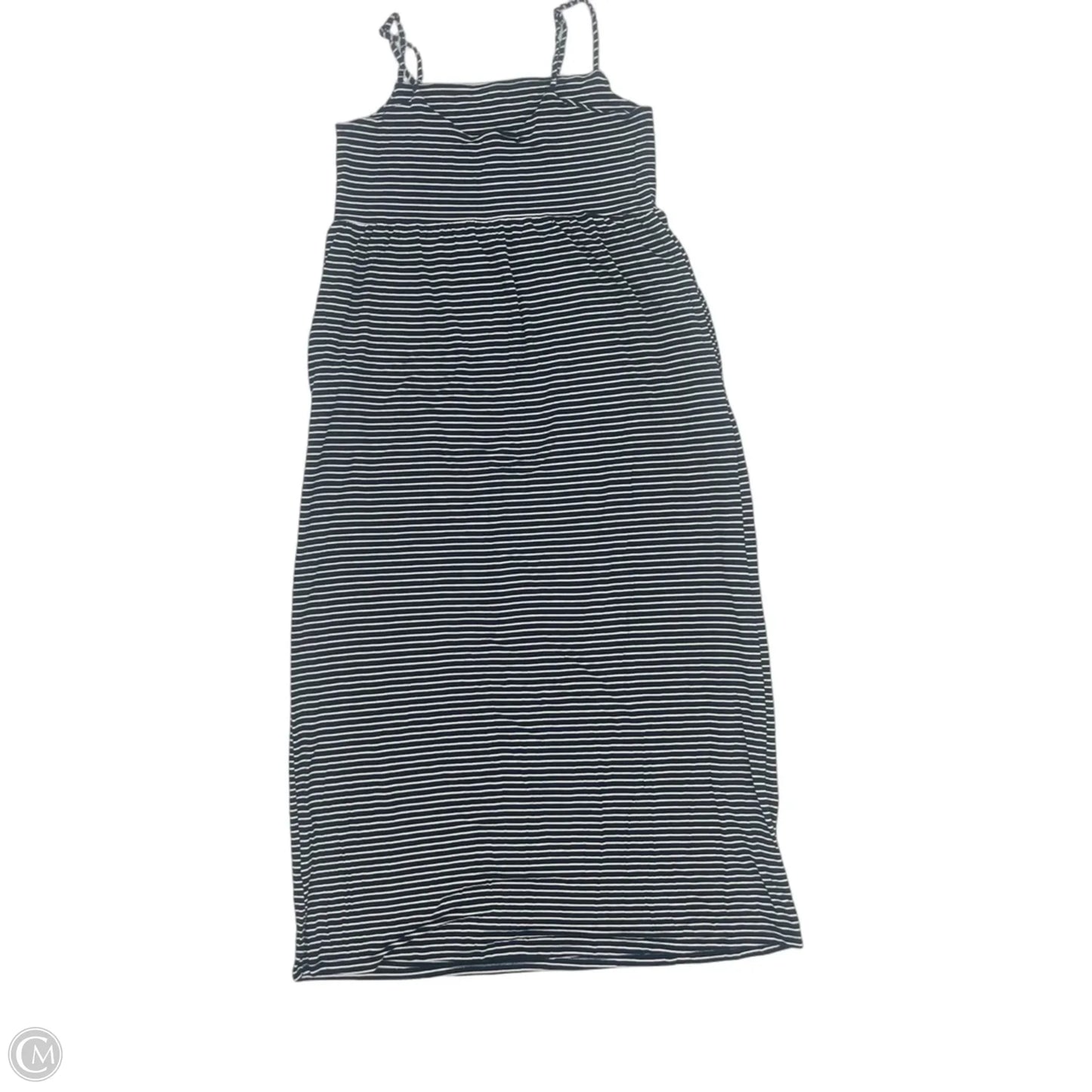 Dress Casual Midi By Old Navy In Striped Pattern, Size: S
