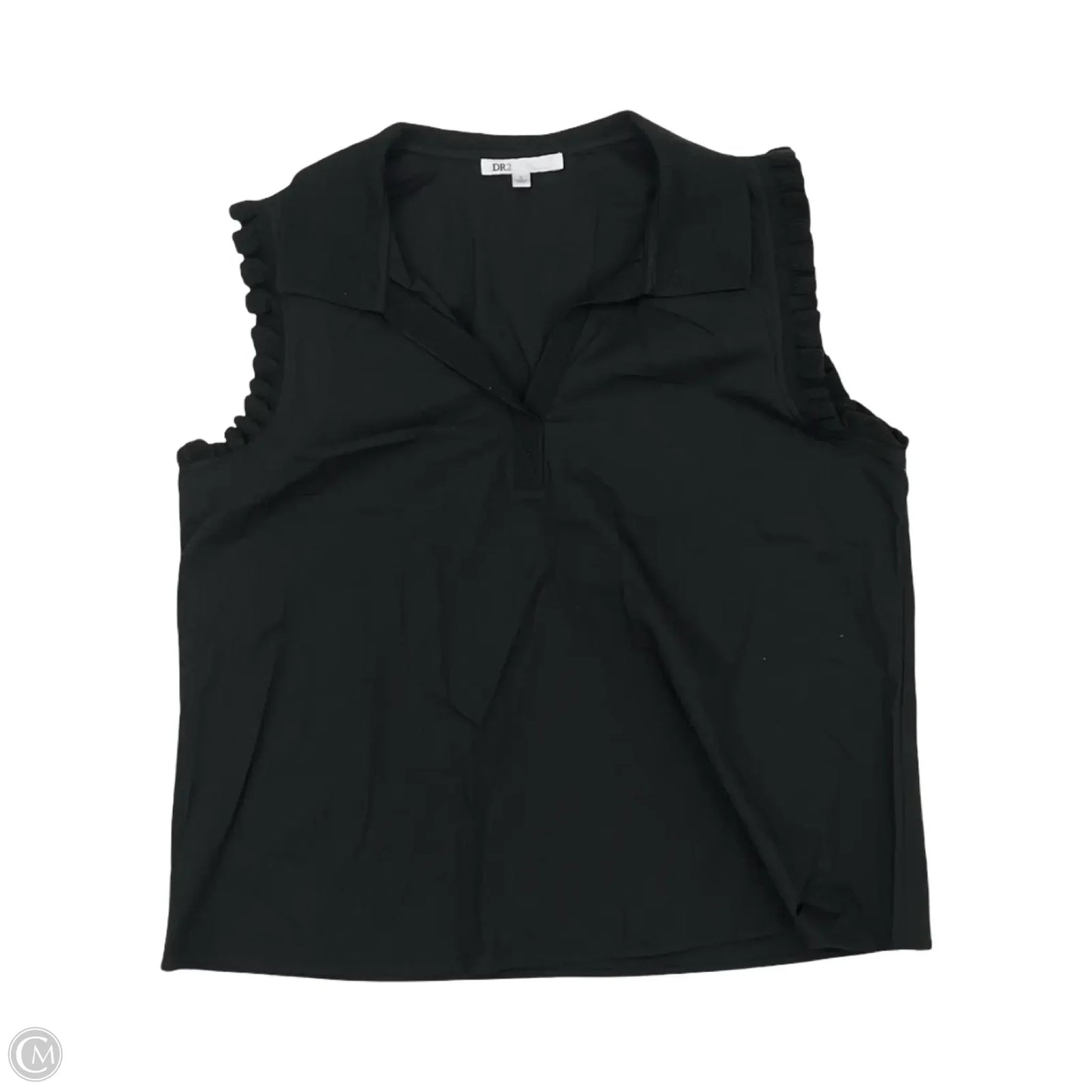 Blouse Sleeveless By Dr2 In Black, Size: L