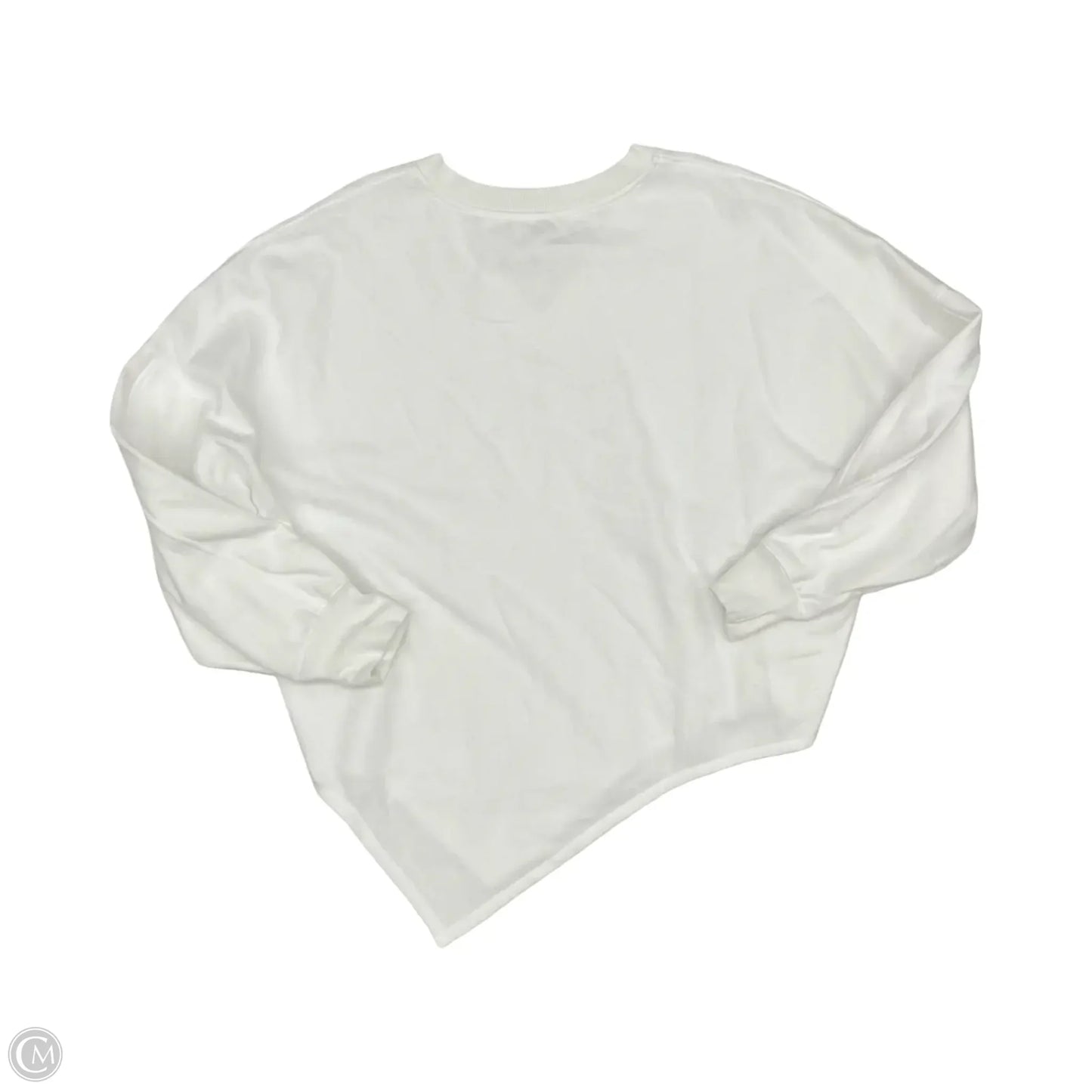 Sweatshirt Crewneck By Fabletics In White, Size: L