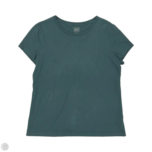 Top Short Sleeve By Gap In Green, Size: L