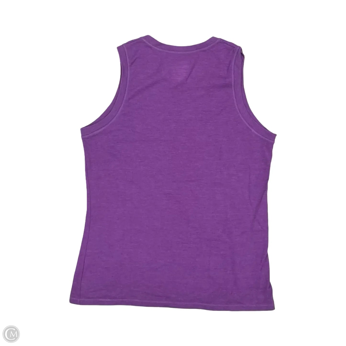 Athletic Tank Top By Champion In Purple, Size: M