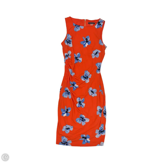 Dress Work By Tommy Hilfiger In Blue & Orange, Size: 2