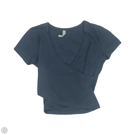 Athletic Top Short Sleeve By Athleta In Blue, Size: M
