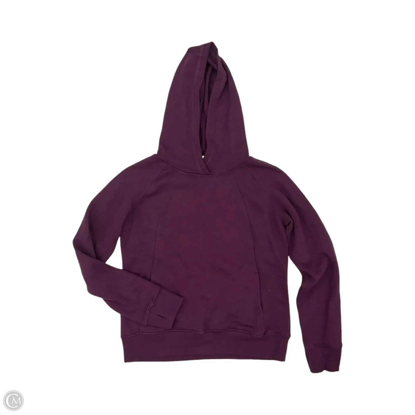 Athletic Sweatshirt Hoodie By Zyia In Purple, Size: L