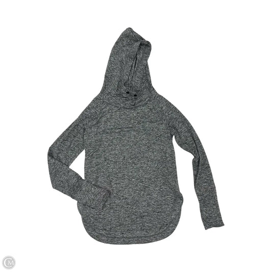 Athletic Top Long Sleeve Hoodie By Athleta In Grey, Size: S