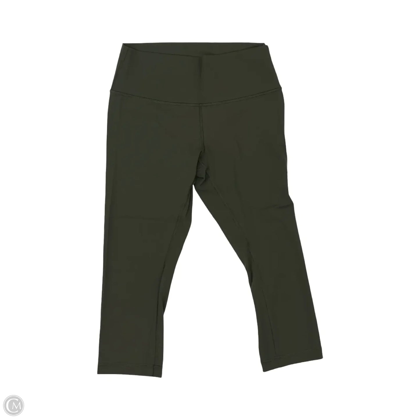 Athletic Leggings Capris By Lululemon In Green, Size: M