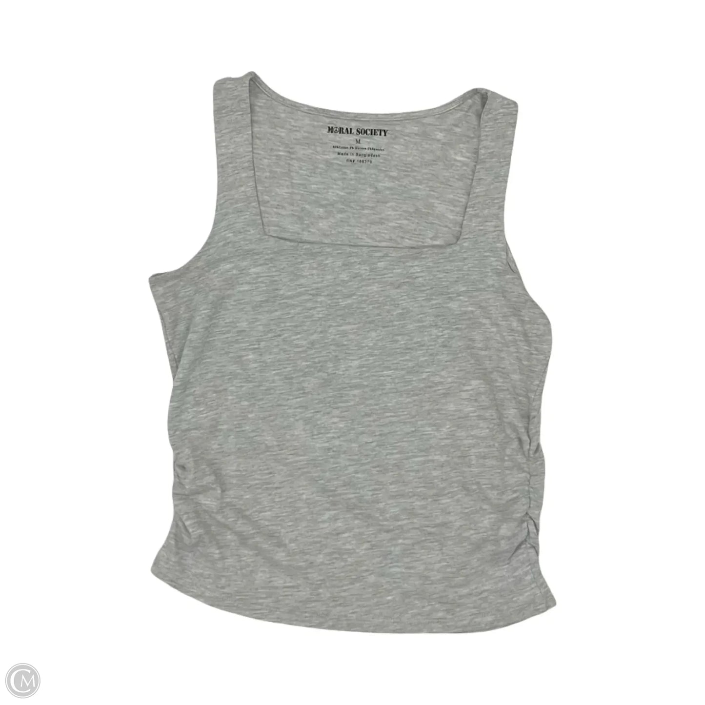 Tank Top By Clothes Mentor In Grey, Size: M