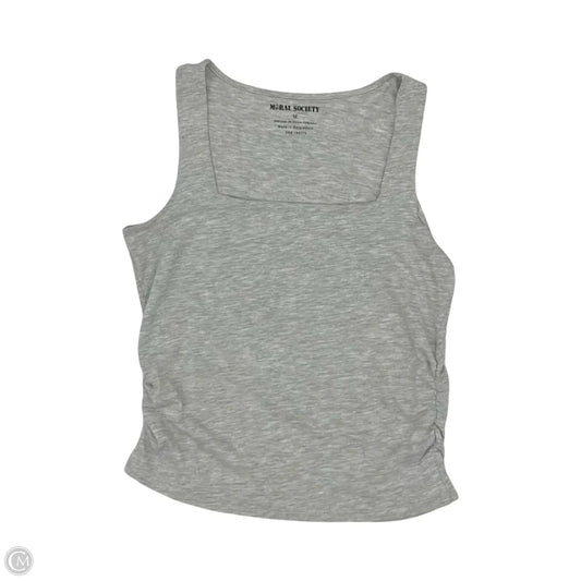 Tank Top By Clothes Mentor In Grey, Size: M