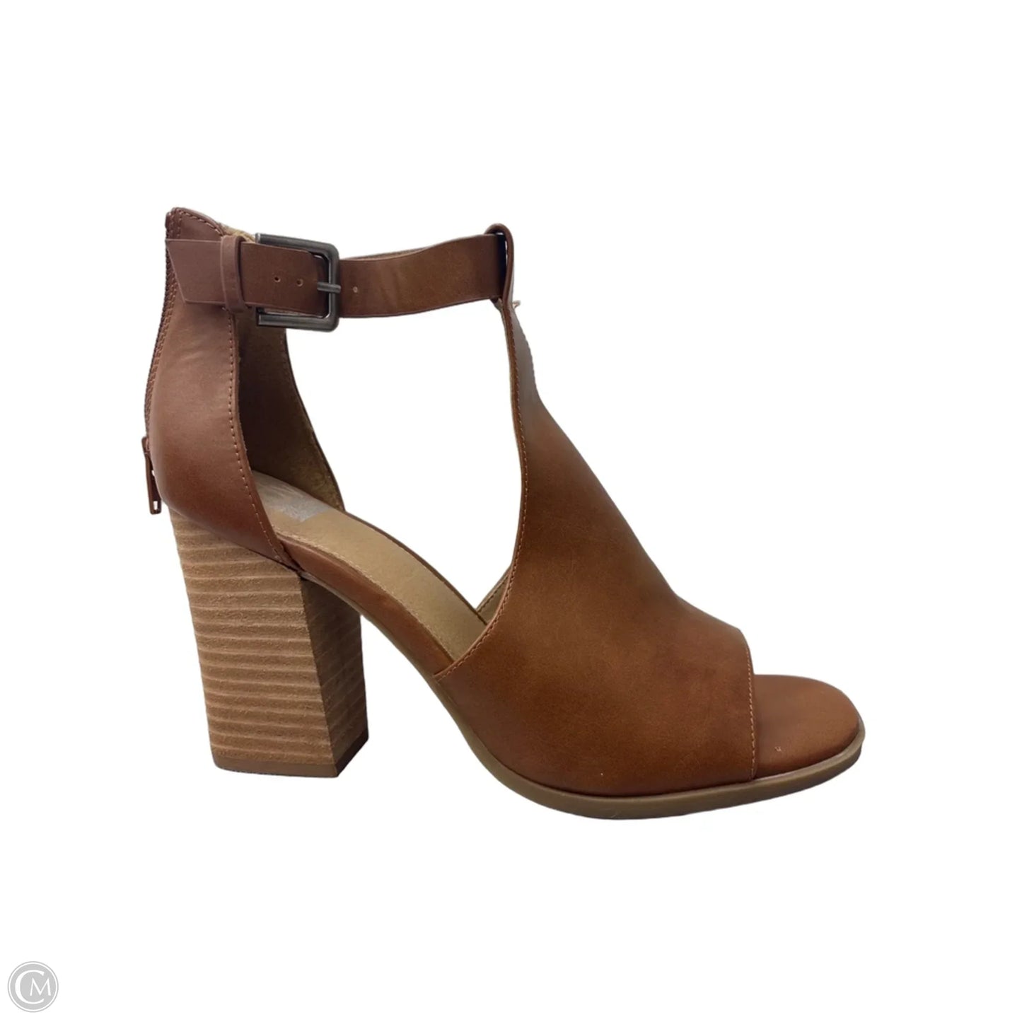Sandals Heels Block By Dolce Vita In Brown, Size: 9