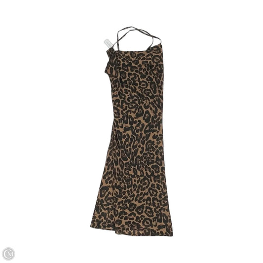 Dress Party Midi By Clothes Mentor In Leopard Print, Size: S