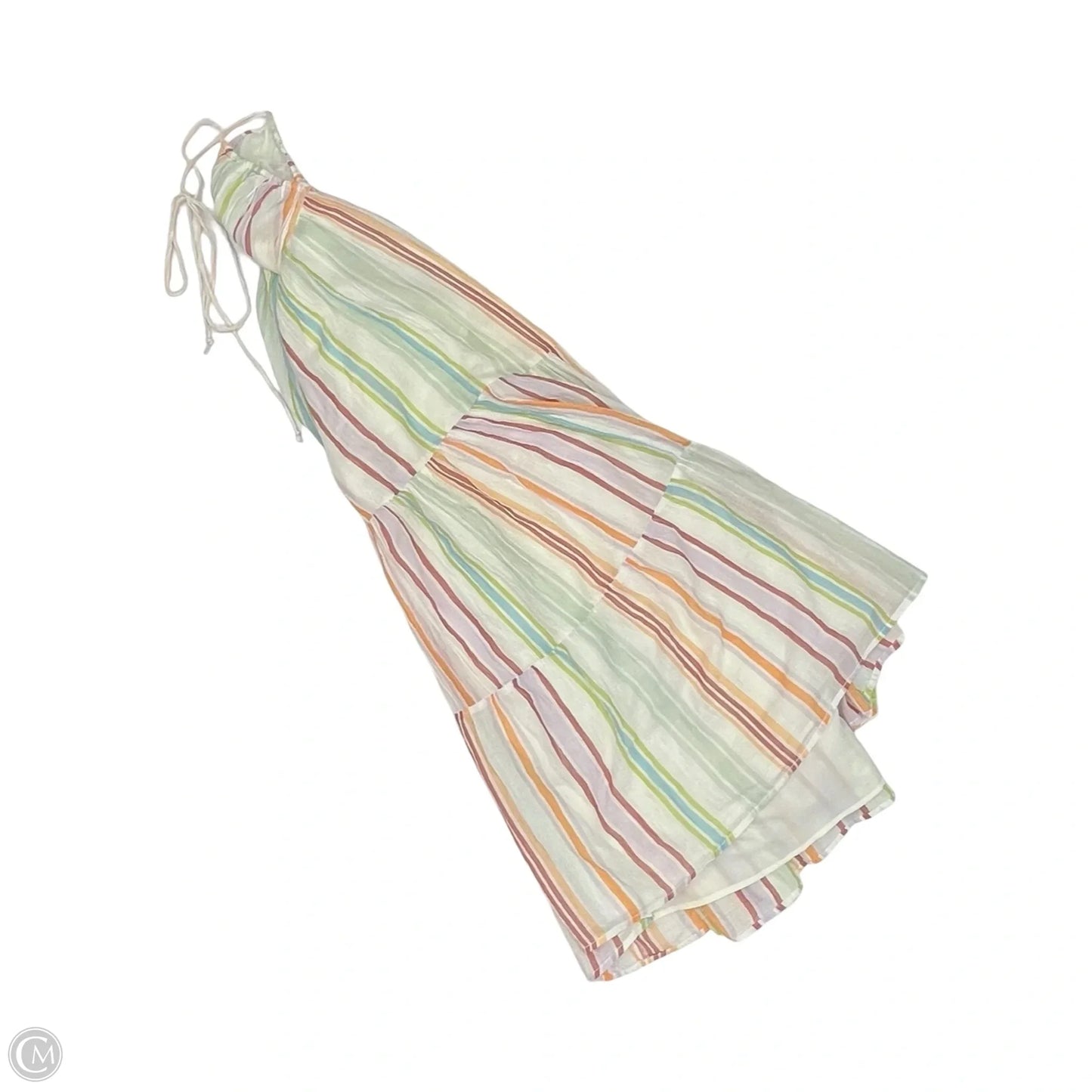 Dress Party Midi By American Eagle In Striped Pattern, Size: L