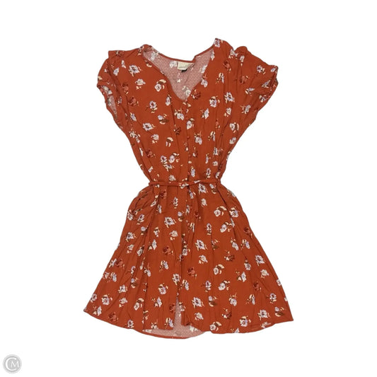 Dress Casual Short By Universal Thread In Floral Print, Size: Xxl