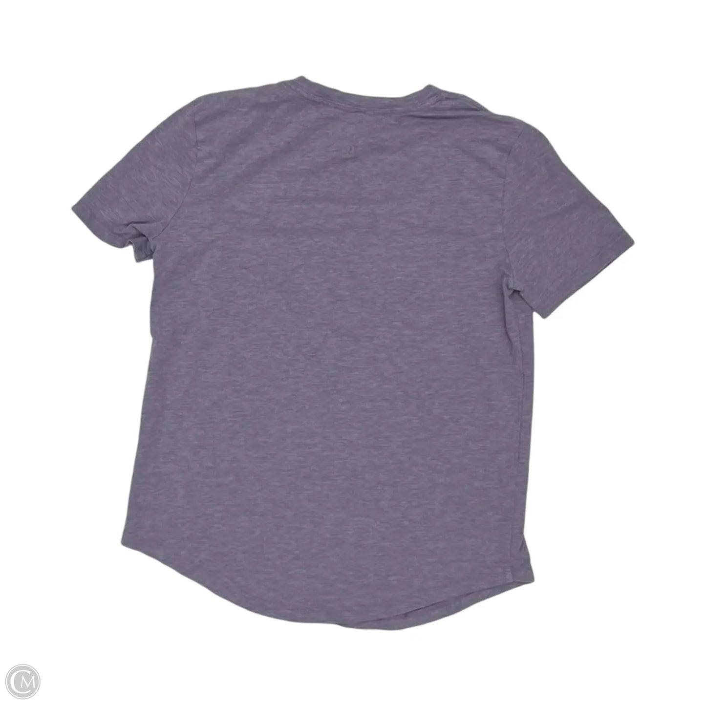 Athletic Top Short Sleeve By Lululemon In Purple, Size: Xs