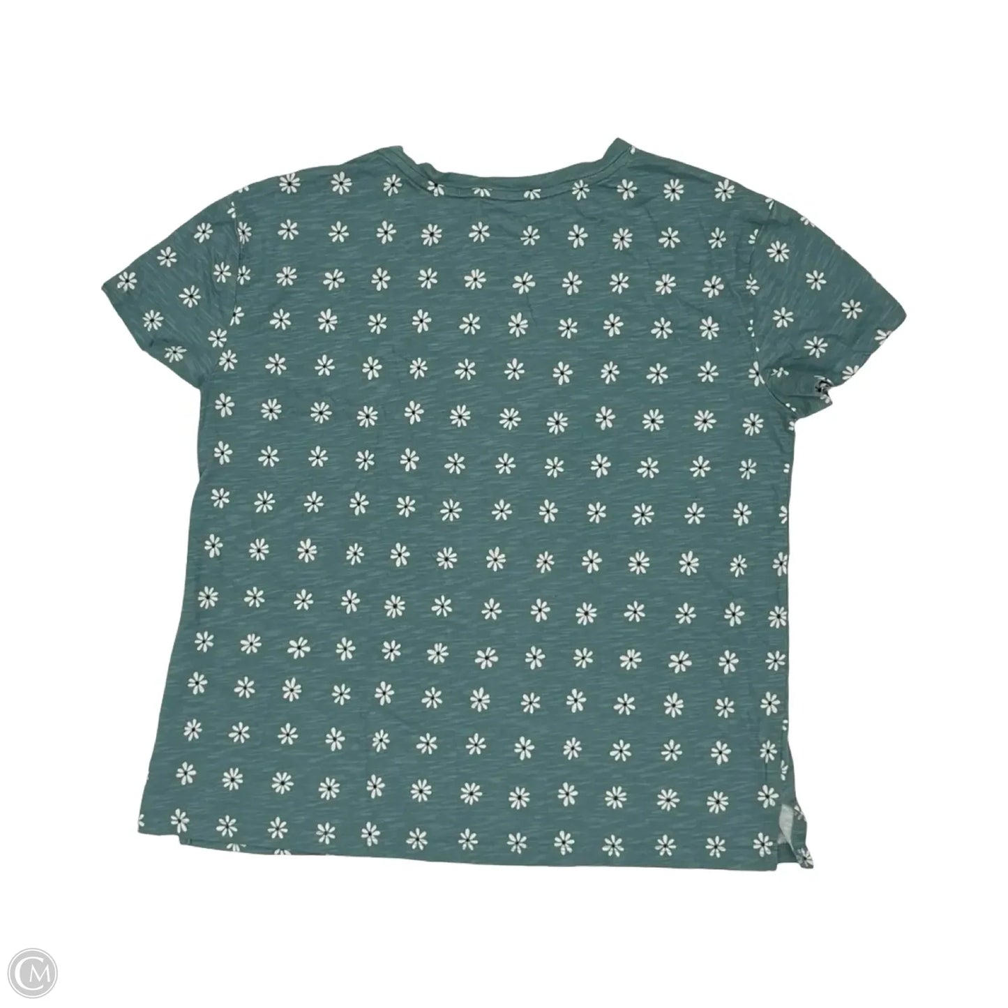 Top Short Sleeve By Maurices In Floral Print, Size: M
