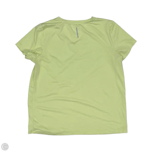 Athletic Top Short Sleeve By Zelos In Green, Size: Xl
