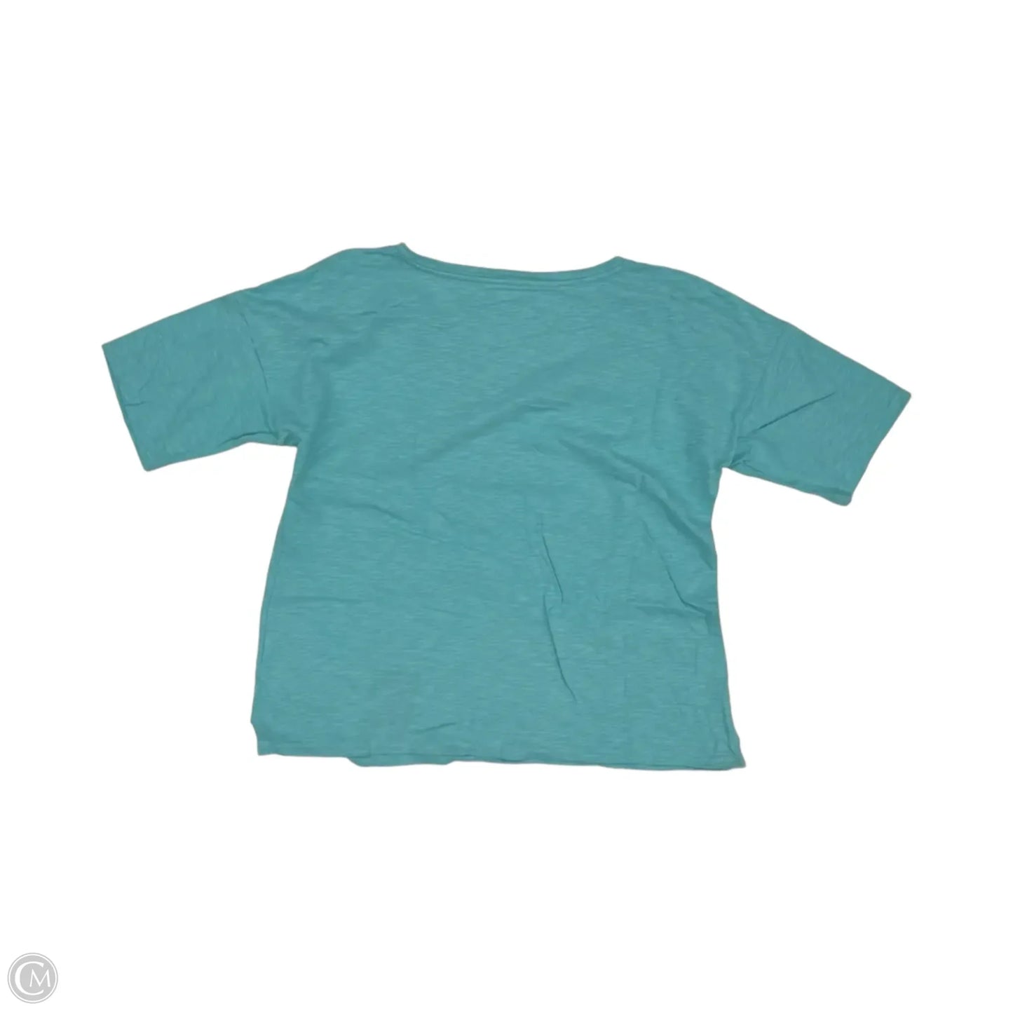 Top Short Sleeve By Talbots In Yellow, Size: Xl