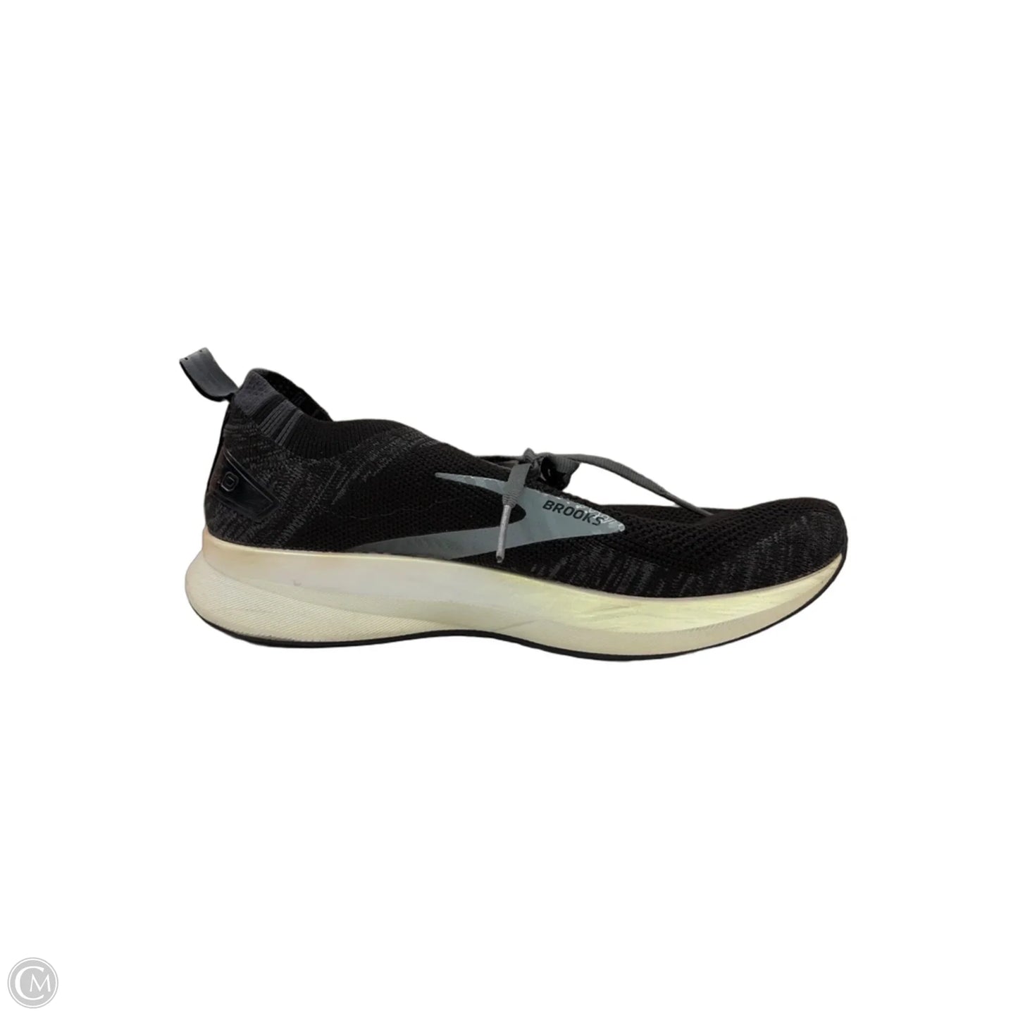 Shoes Athletic By Brooks In Black & Grey, Size: 8.5